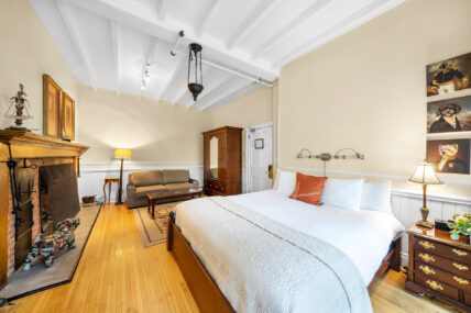 A view of the room in the Verandah Room at The Charles Hotel in Niagara-on-the-Lake.