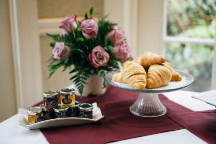 Croissants on a platter at Harbour House Hotel in Niagara-on-the-Lake.