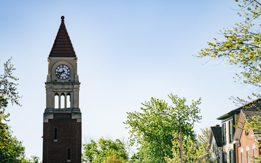 The clock tower near Niagara's Finest Hotels in Niagara-on-the-Lake