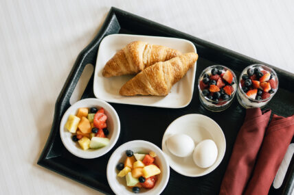 A breakfast platter at Harbour House Hotel in Niagara-on-the-Lake.