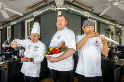 Three chefs at Niagara's Finest Hotels.