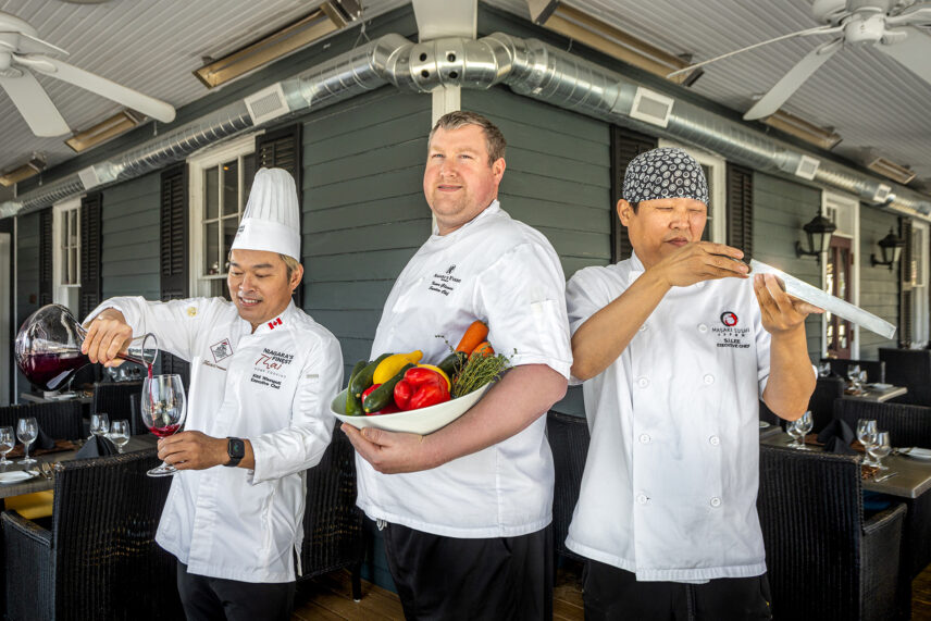 Three chefs at Niagara's Finest Hotels.
