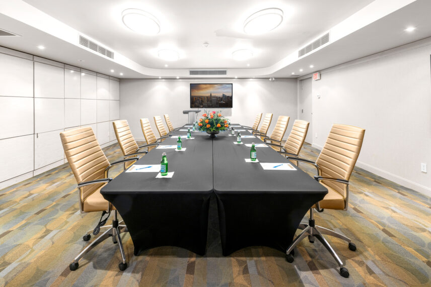 A conference room at the Shaw Club in Niagara-on-the-Lake.