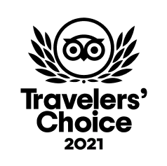 Trip Advisor Travelers' Choice 2021 Award Badge given to Harbour House Hotel in Niagara-on-the-Lake.