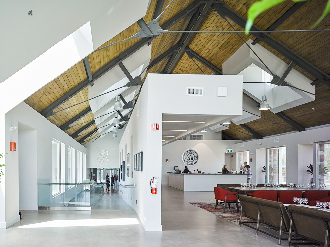 Inside Wayne Gretzky Estates as part of the Wine and Whisky Package.