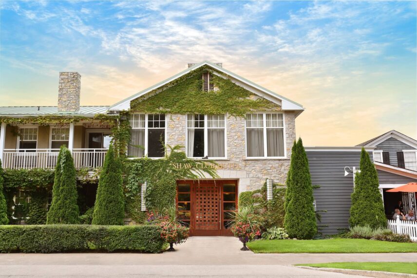 The Shaw Club Hotel in Niagara-on-the-Lake during end of summer 2025