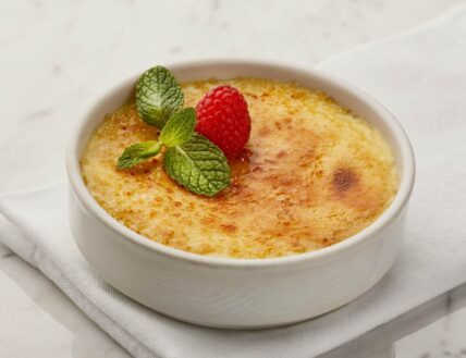 Zees Wine Bar & Grill’s Icewine Crème Brûlée in Niagara-on-the-Lake.