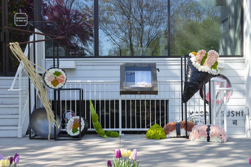 The Niagara-on-the-Lake In Bloom Festival floral displays.
