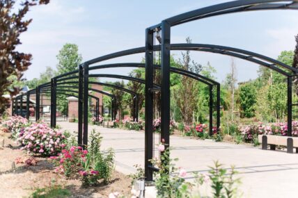 A floral wonderland in The Gardens at Pillar and Post, Niagara-on-the-Lake.