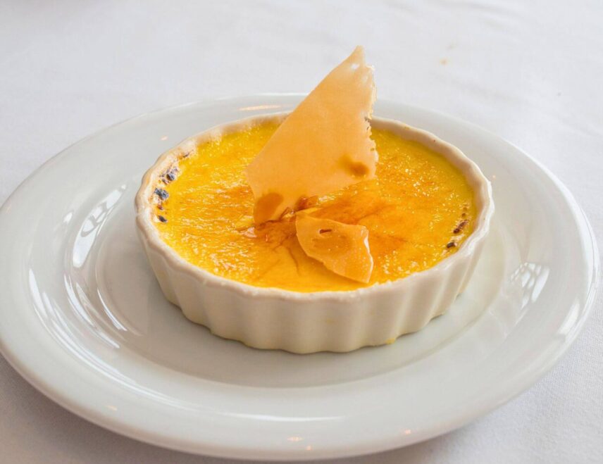 Peach Crème Brûlée recipe