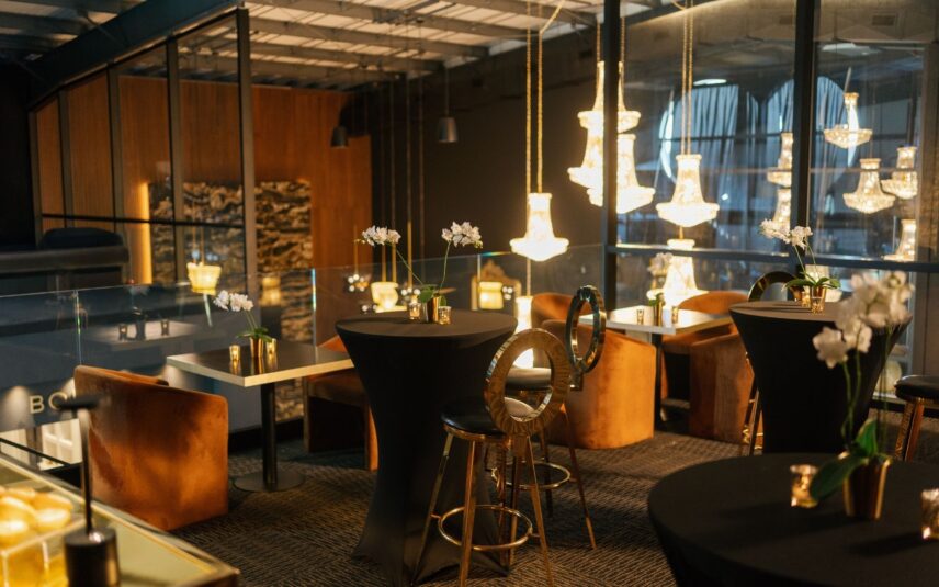 The Luxe Lounge wedding venue at Amo Estate Winery