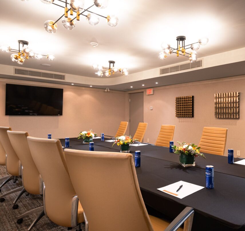 The meeting room in the Shaw Club in Niagara-on-the-Lake.